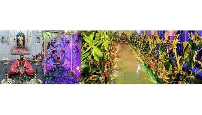 श्रीक्षेत्र धावडशी येथे अधिकमास निमित्त 362 सत्यनारायण महापूजा उत्साहात संपन्न.