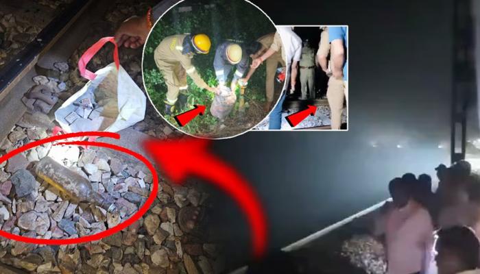 कानपूरमध्ये दुसऱ्यांदा ट्रेन अपघात घडवून आणण्याचा कट लावला उधळून