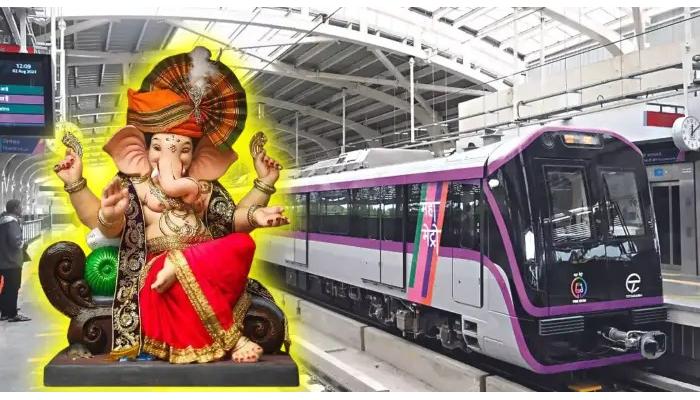 पुणे मेट्रोची सेवा २४ तास सुरू राहणार विसर्जनादिवशी