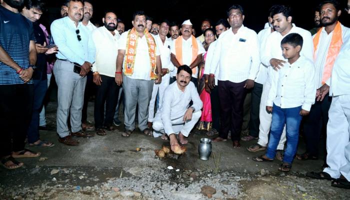 वाई चा निष्क्रिय आमदार मकरंद पाटील फुकटचे श्रेय घेण्यात पटाईत