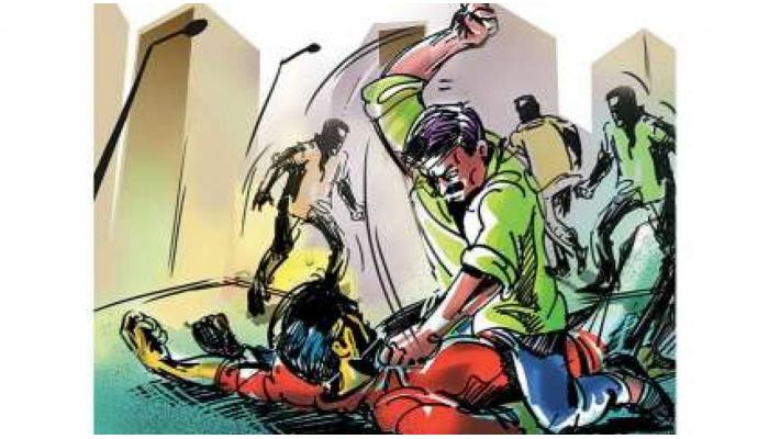 मारहाण प्रकरणी पाच जणांवर गुन्हा