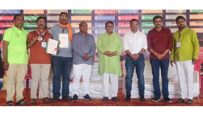 राष्ट्रीय स्लिंगशाॅट स्पर्धेत राहुल शिवनामे यांना रौप्य पदक