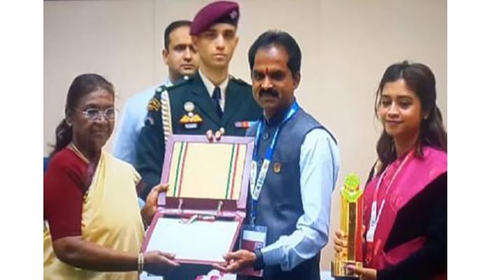 ग्राम ऊर्जा स्वराज राष्ट्रीय पुरस्काराबद्दल मान्याचीवाडीचे महावितरणतर्फे अभिनंदन