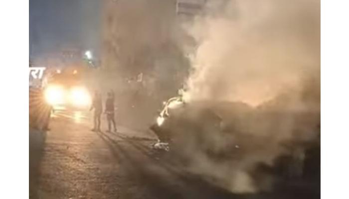 'त्या' अपघात प्रकरणी कार चालकावर गुन्हा