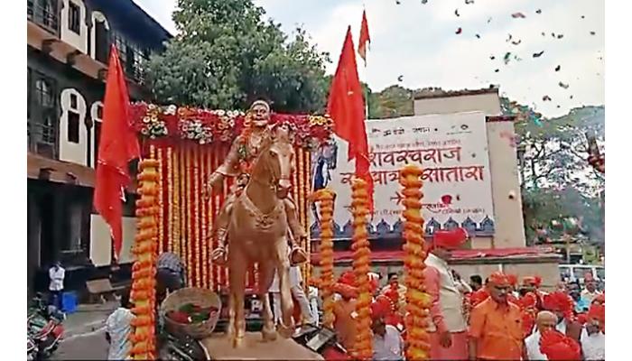 राजधानी शाहूनगरीने पुन्हा एकदा अनुभवला शिवकाल