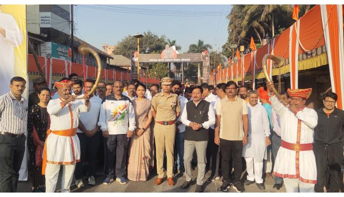 जय शिवाजी जय भारत पदयात्रा उत्साहात संपन्न