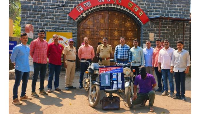 घरफोडी करणारा सराईत सातारा पोलिसांच्या ताब्यात
