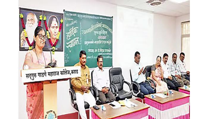 रयत माऊलींचे आयुष्य म्हणजे एक महाकाव्यः प्रा. सौ. अनिता साळुंखे