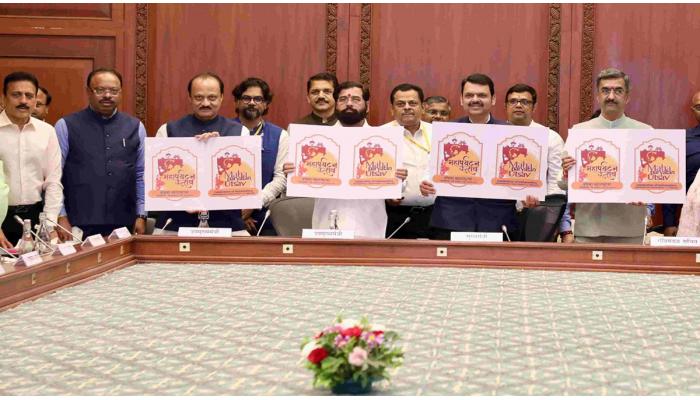 मुख्यमंत्री फडणवीस यांच्या हस्ते महाबळेश्वर पर्यटन महोत्सव बोधचिन्हाचे अनावरण
