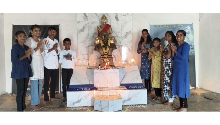 सासकल येथे डॉ.बाबासाहेब आंबेडकर यांची 134 वी जयंती उत्साहात साजरी