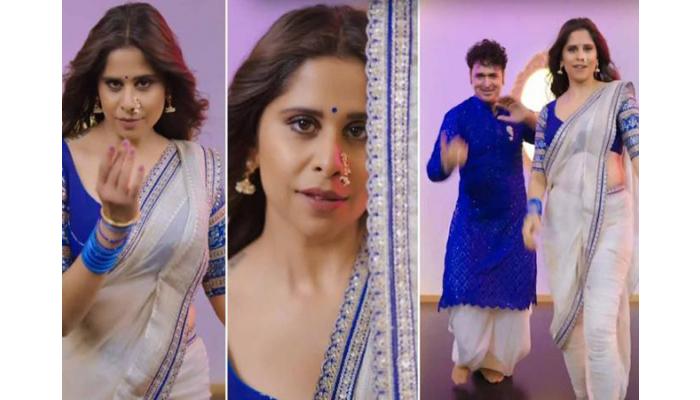 सई ताम्हणकरची आशिष पाटीलसोबत सदाबहार लावणी