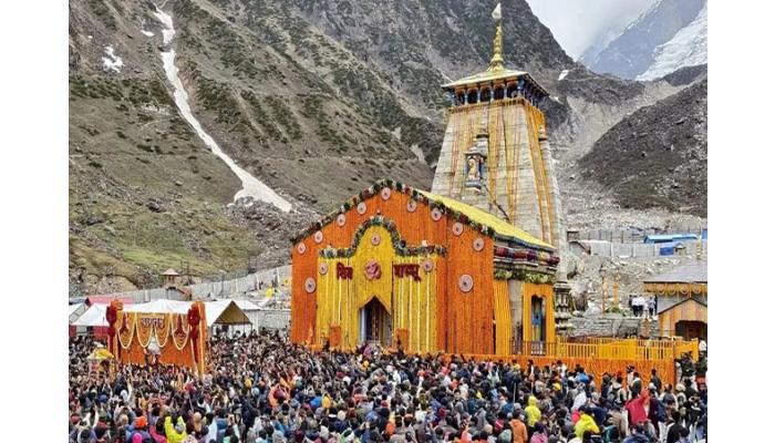 पहलगाम हल्ल्यानंतर केदारनाथ धामचे दरवाजे कडेकोट बंदोबस्तामध्ये उघडले