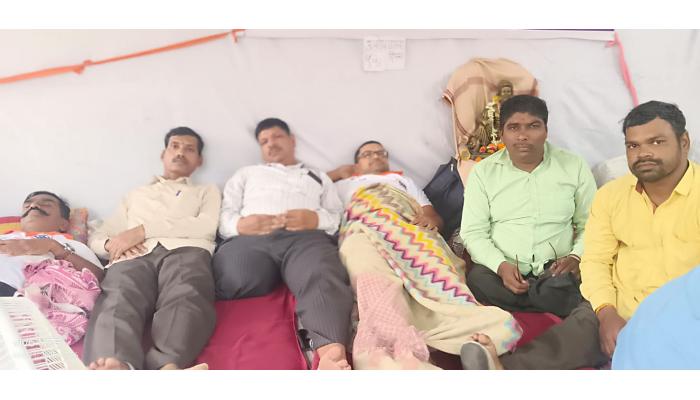 दिव्यांग बांधवांचे पाचव्या दिवशीही अन्नत्याग आंदोलन सुरूच