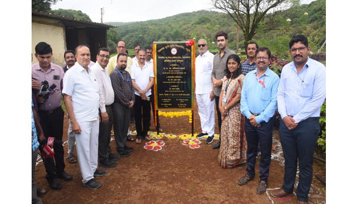 महाबळेश्वर येथील गहू गेरवा संशोधन केंद्राच्या अतिथीगृहाचे कृषिमंत्री माणिकराव कोकाटे यांच्या हस्ते भूमिपूजन