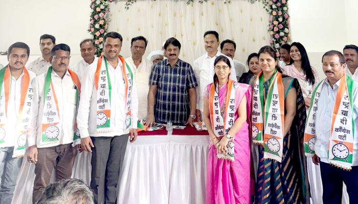 पाटण तालुक्यातील ग्रामपंचायत पदाधिकारी व कार्यकर्त्यांचा राष्ट्रवादी कॉंग्रेस पार्टीत जाहीर पक्षप्रवेश