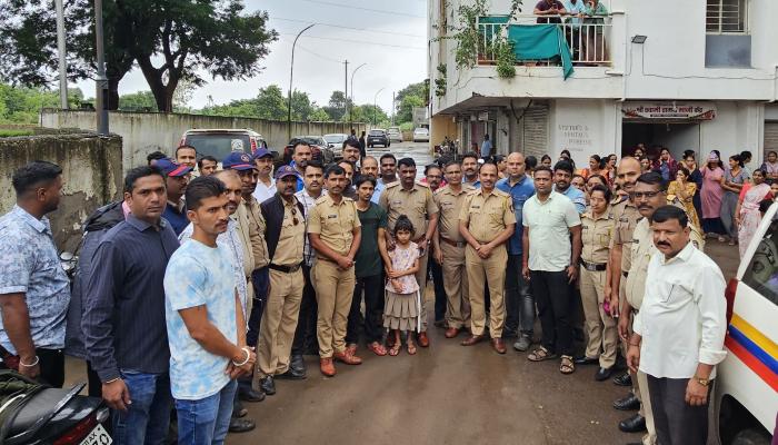 सातारा शहर परिसरातून बेपत्ता झालेल्या बालिकेचा अवघ्या 12 तासात शोध