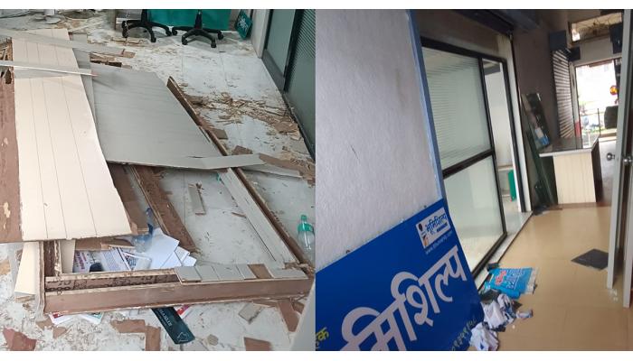 साताऱ्यातील वृत्तपत्र कार्यालयाची तोडफोड, धमकीप्रकरणी दोघांना अटक