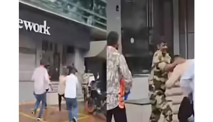 मराठीत बोलणार नाही म्हणणाऱ्या सुशील केडिया यांचे फोडले कार्यालय