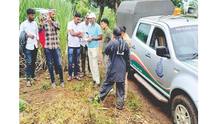 नडशीत शेतकर्यावर बिबट्याचा हल्ला