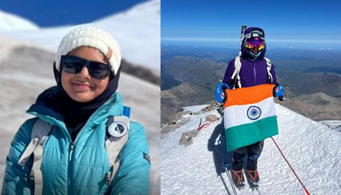 मानलं! धैर्याने माऊंट एलब्रुस केले सर