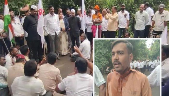 फलटण येथे ध्वजारोहणानंतर युवकाचा आत्मदहनाचा प्रयत्न