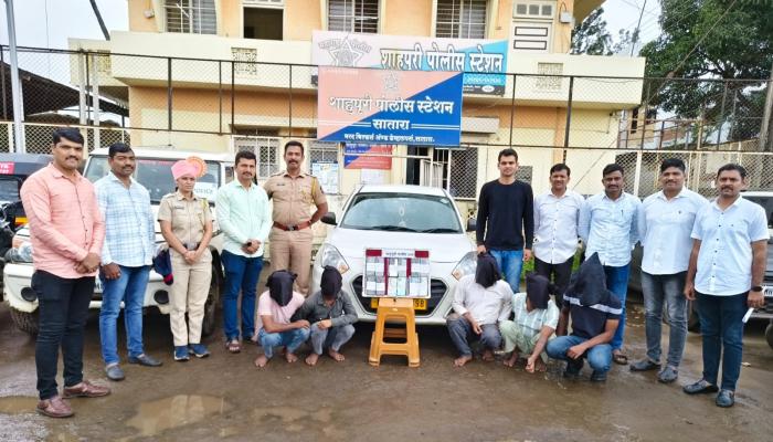 सातारा शहरात मोबाईल चोरी करणारी परप्रांतीय टोळी जेरबंद