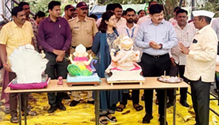 कराड शहरातील देखावे पाहण्यासाठी खुले