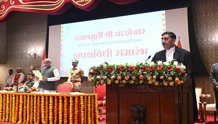 न्या. चंद्रशेखर यांनी घेतली मुख्य न्यायमूर्ती पदाची शपथ