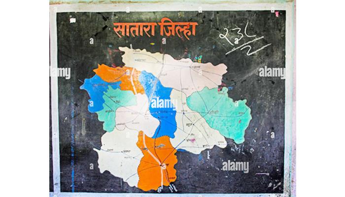 सातारा जिल्ह्यातील खुले करण्यात आलेले पाणंद रस्ते जीआयएस नकाशावर