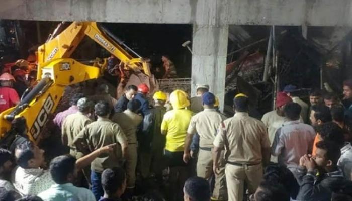 इमारतीचा स्लॅब कोसळून एकाचा मृत्यू तर पाचजण गंभीर जखमी