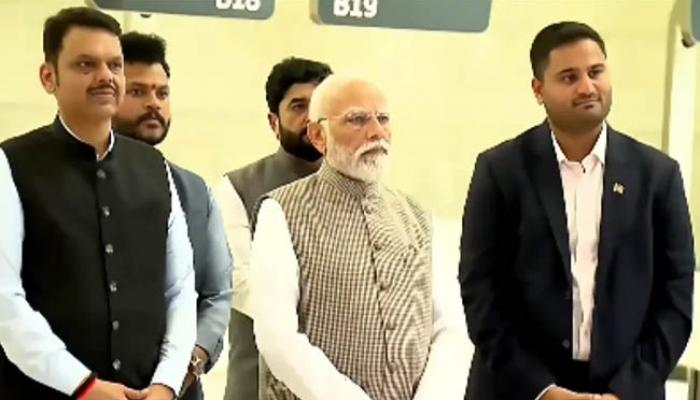 पंतप्रधान मोदींच्या हस्ते नवी मुंबई आंतरराष्ट्रीय विमानतळाचे उद्घाटन