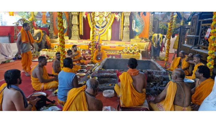 पूर्णाहूतीने सहस्त्रचंडी याग सोहळ्याची शुक्रवारी सांगता; वेदमूर्ती विवेकशास्त्री गोडबोले यांचे सत्कार सोहळ्याचे आयोजन