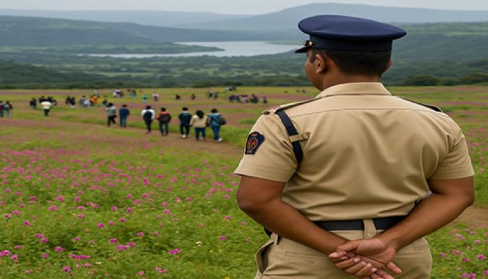 पावसाळी पर्यटन स्थळांवर हवा पोलिसांचा 'वॉच'