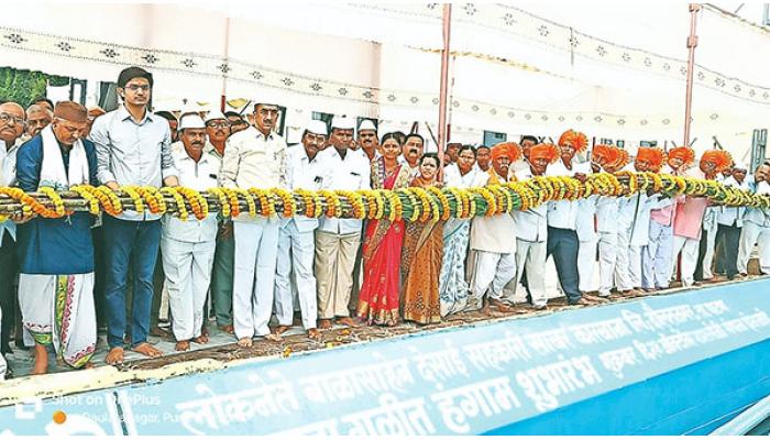 तीन हजार रुपयांची पहिली उचल देणार- यशराज देसाई; देसाई कारखान्याचा गळीत हंगाम उत्साहात सुरु