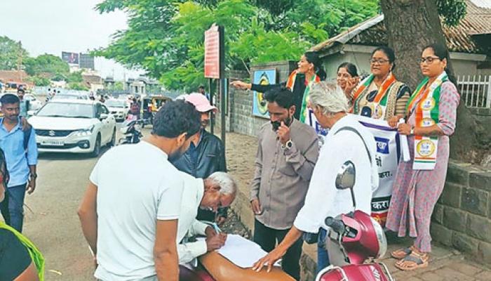 गुंडाराज विरोधी संयुक्त मोर्चाची सह्यांची मोहीम; महिला डॉक्टर आत्महत्या प्रकरणाच्या उच्चस्तरीय चौकशीची मागणी