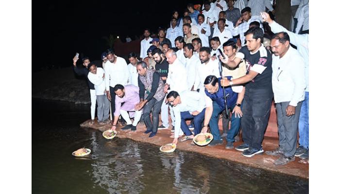 औंधसह २१ गावांची पाणीयोजना अडीच वर्षात करणार; ना. जयकुमार गोरे ; वरुडच्या विहंगम जलाशयाचे लोकार्पण उत्साहात