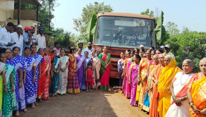 ७० वर्षांची प्रतीक्षा संपली, सातारा ते पांगारे एसटी धावली