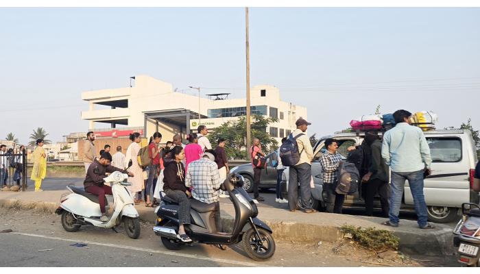 हॉटेल फर्न समोरील 'तो' थांबा ठरतोय 'डेंजर झोन'