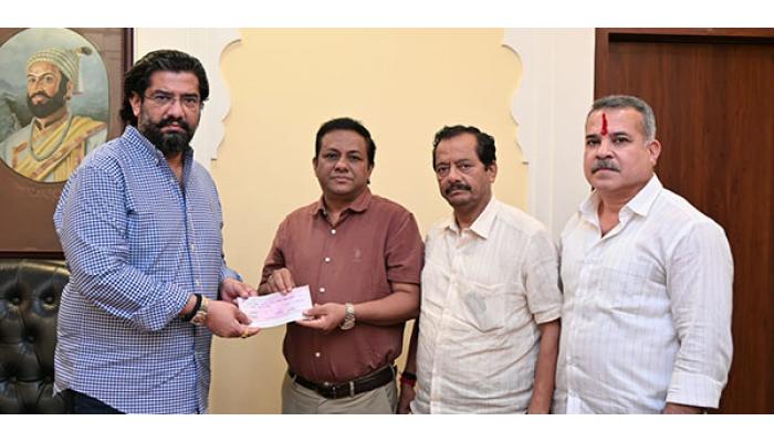 साताऱ्यात होणाऱ्या साहित्य संमेलनासाठी 'अजिंक्यतारा'कडून २५ लाख ; संमेलनाच्या यशस्वीतेसाठी योगदान द्यावे - ना. शिवेंद्रसिंहराजे भोसले