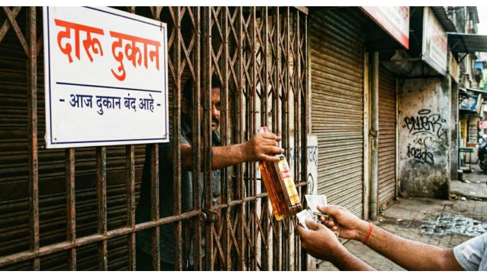 ड्राय डे नावाला, पार्सल मिळतंय भावाला