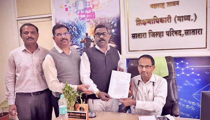 ऑनलाईन संच मान्यतेतील जाचक अटी रद्द करा, अन्यथा शाळा, कॉलेज बंद ; शिक्षणाधिकारी यांना कनिष्ठ महाविद्यालयीन शिक्षक संघटनेचा इशारा