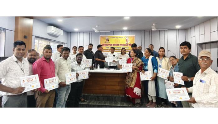 कोरेगाव तालुका तलाठी संघाची नूतन कार्यकारिणी जाहीर; अध्यक्षपदी के. टी. तथा किरण पवार यांची एकमताने निवड