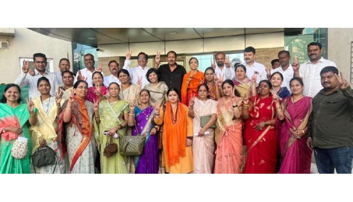 साताऱ्याच्या विकासाचा अजेंडा राबवा - खा उदयनराजे यांच्या सूचना; विजयी झालेल्या नगरसेवकांनी घेतली भेट, निशांत पाटील उपनगराध्यक्ष पदासाठी इच्छुक