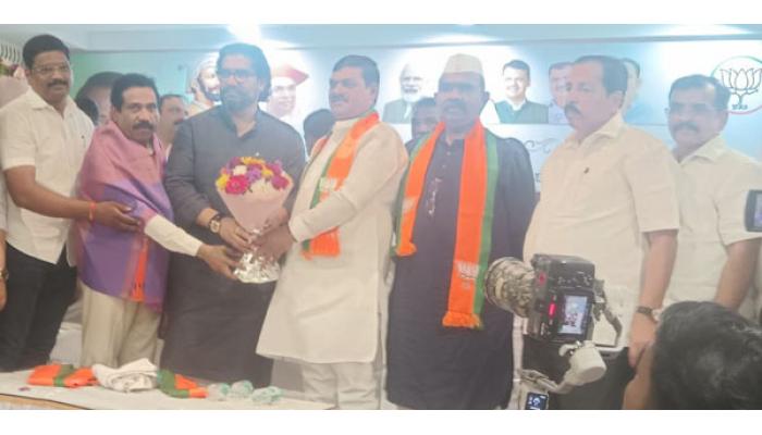 माजी आमदार सदाभाऊ सपकाळ भाजपमध्ये ; नवी मुंबई येथे ना. शिवेंद्रसिंहराजे भोसले यांनी केले स्वागत