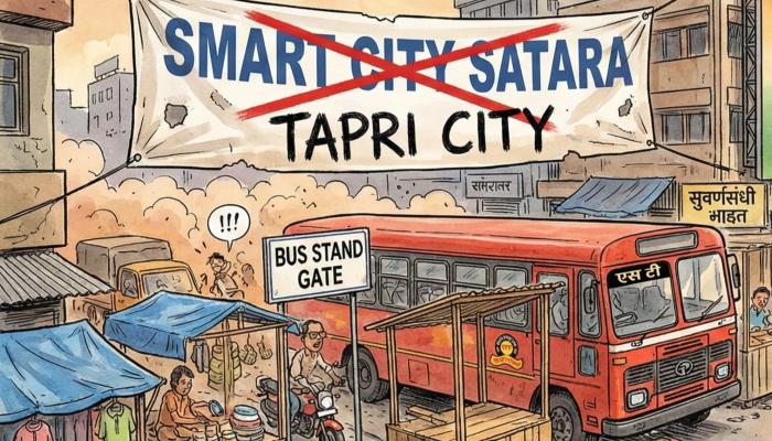 ​&lsquo;स्मार्ट सातारा&rsquo; की &lsquo;टपरी सिटी&rsquo;? नेत्यांच्या अन् भाऊंच्या कृपेने &lsquo;मिळून सगळे खाऊ