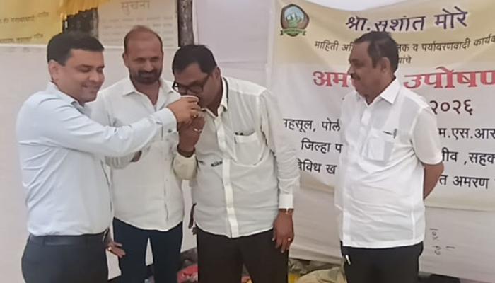 सुशांत मोरे यांच्या आमरण उपोषणाचा इफेक्ट; नांदल येथे अनधिकृत गौण खनिज उत्खननाला दणका ; उपजिल्हाधिकाऱ्यांनी काढला कारवाईचा आदेश,