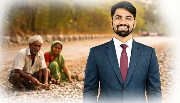 लमाण समाजातील पोराची अभियंता पदाला गवसणी; मजुराचा मुलगा बनला अधिकारी, विलास चव्हाणांची प्रेरणादायी यशोगाथा