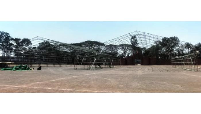 साताऱ्यात पोलिस कवायत मैदानावर शनिवारपासून पौष्टिक तृणधान्य महोत्सव; अधीक्षक कृषी अधिकारी भाग्यश्री फरांदे, मंडप उभारणीला प्रारंभ