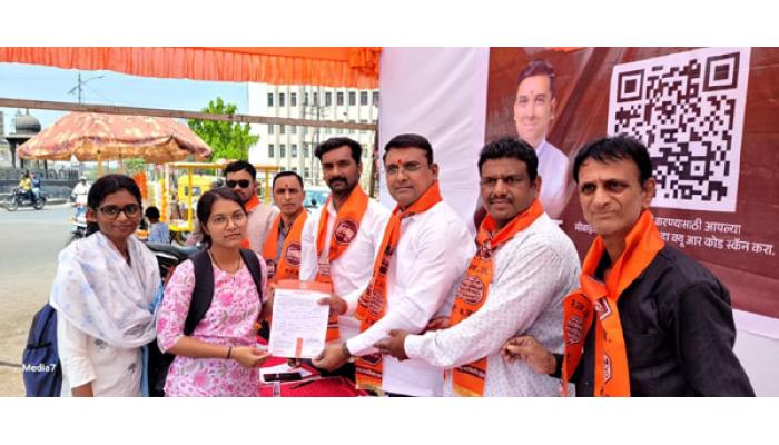 शहराध्यक्ष राहुल पवार यांच्या नेतृत्वाखाली महाराष्ट्र नवनिर्माण सेनेची साताऱ्यात सभासद नोंदणी सुरू; दहा हजार सभासद नोंदणी करणार