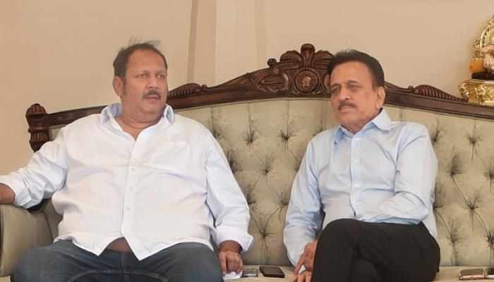 साताऱ्यात जलमंदिर पॅलेस येथे मंत्री गिरीश महाजन-खासदार उदयनराजे भोसले भेट; राजकीय चर्चांना उधाण